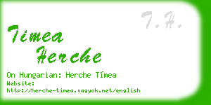 timea herche business card